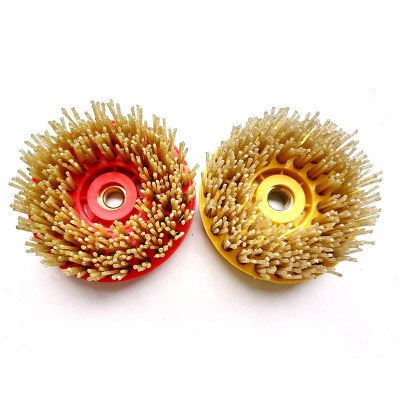 Grinding Brush 4in Circular Diamond Brush For Marble Granite Antique And Leather Effect